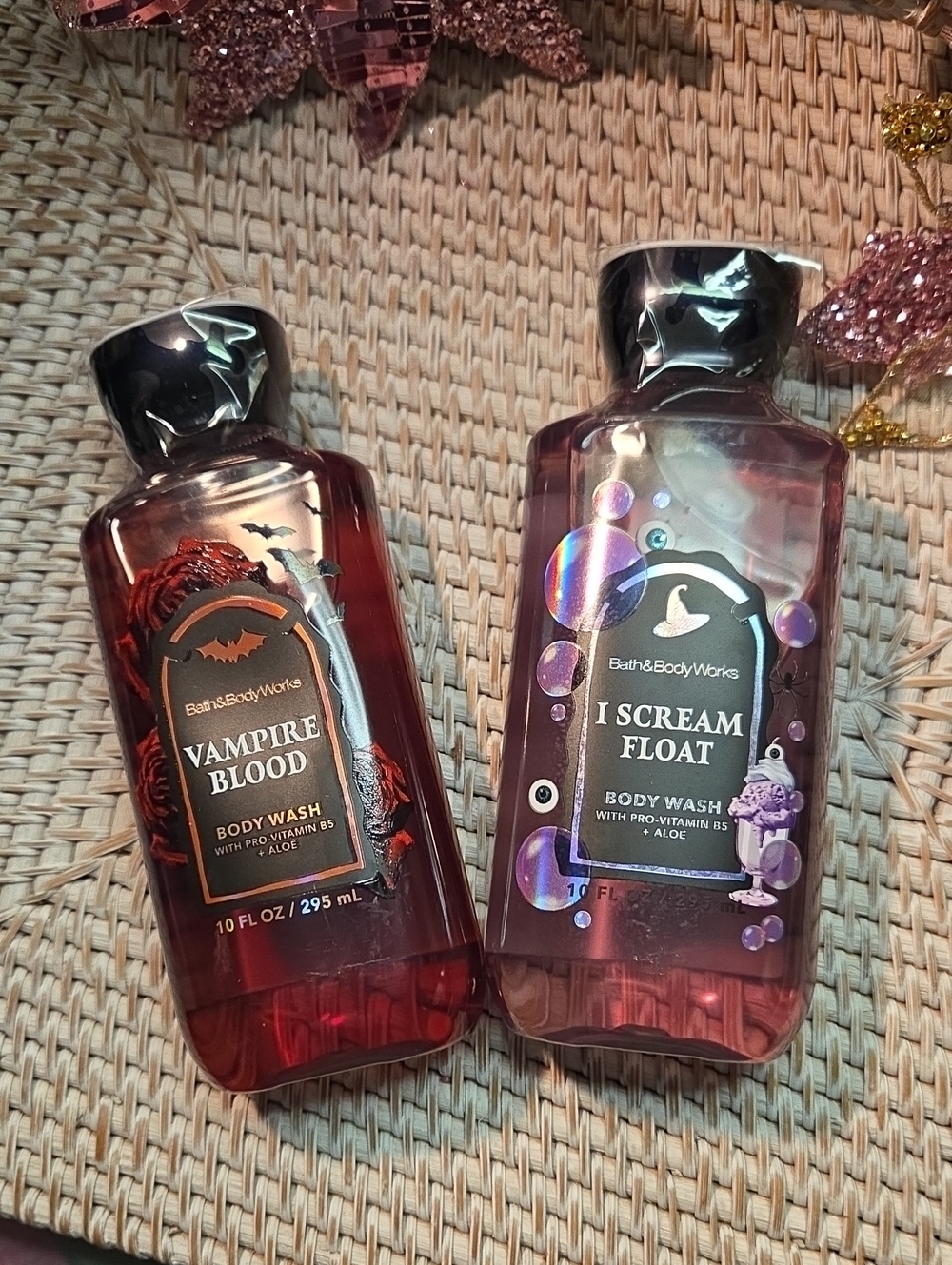 Bath & Body Works Vampire Blood & I Scream Float Body Wash Duo - Red, Purple